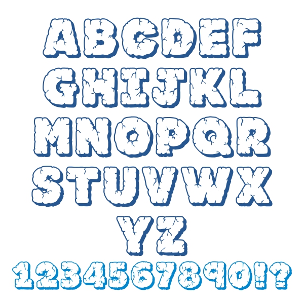 Man Cave SVG Cuttable Font