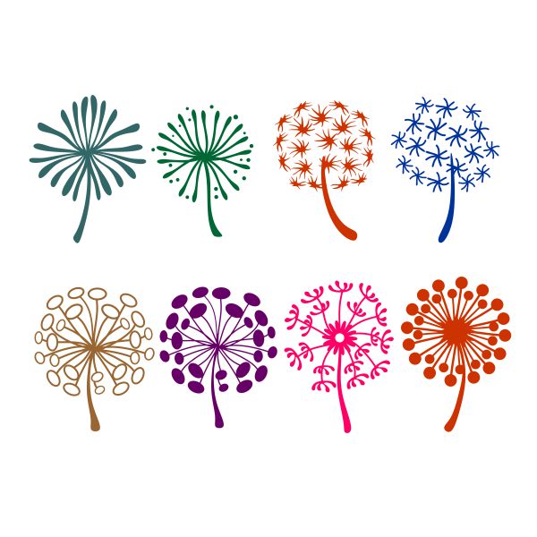 Dandelion Pack SVG Cuttable Design
