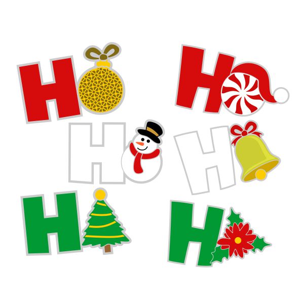 Ho Ho Ho SVG Cuttable Design