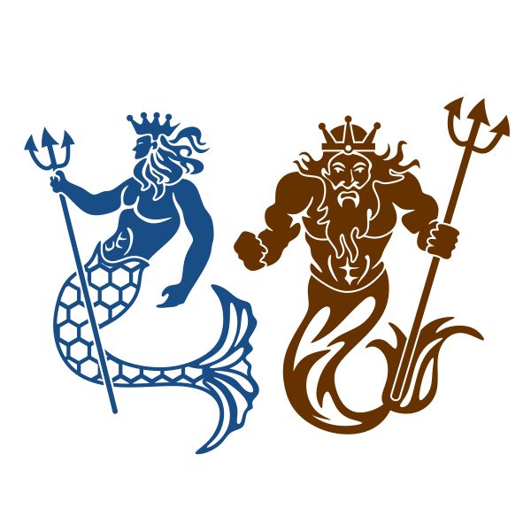 King Neptune SVG Cuttable Design