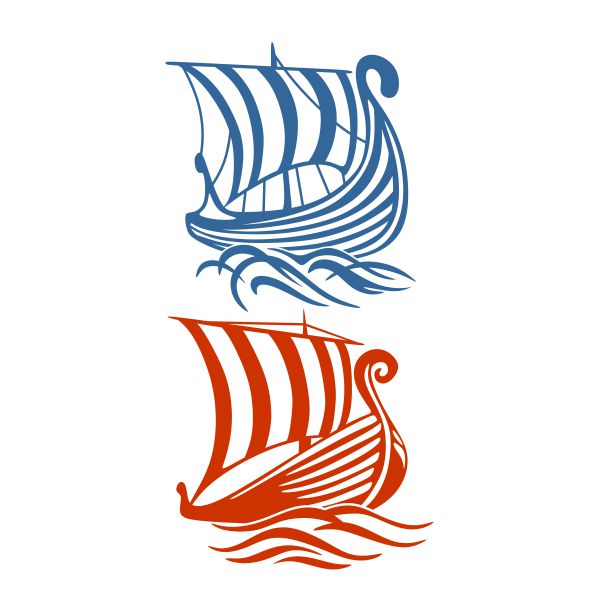 Vintage Boat SVG Cuttable Design