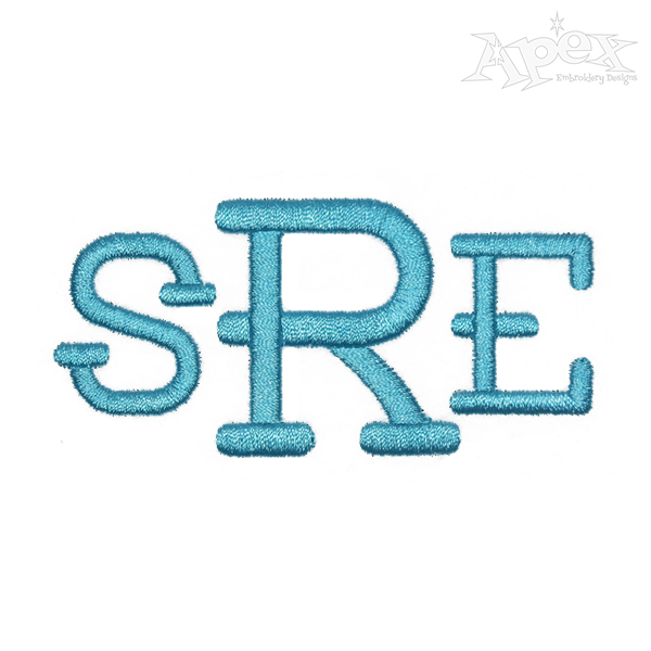 Kyle Embroidery Font