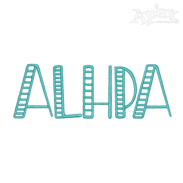 Chalkboard Embroidery Design