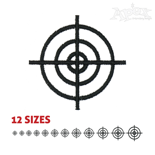 Target Embroidery Design