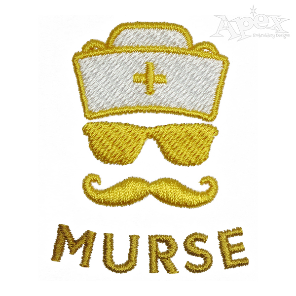 Murse Embroidery Design