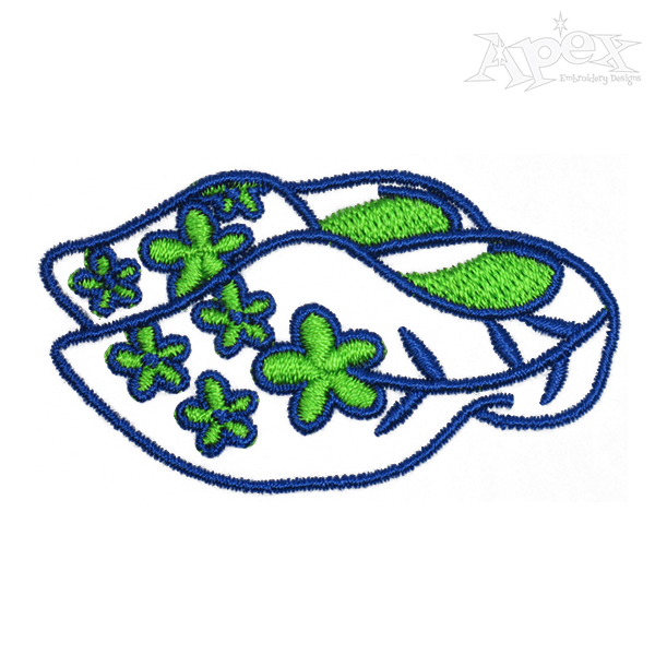 Dutch Clogs Embroidery Design