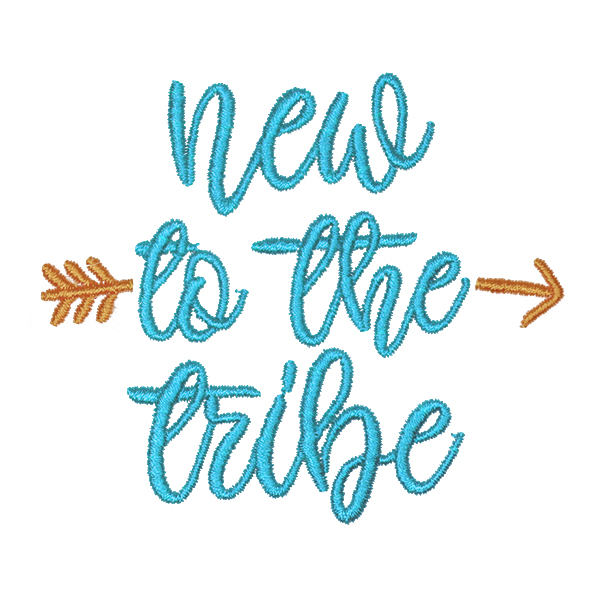 New to the Tribe Embroidery Design