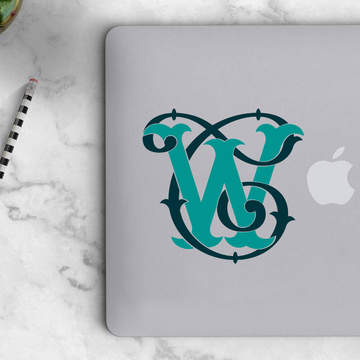 Vine Fishtail Interlocking Monogram TrueType Font