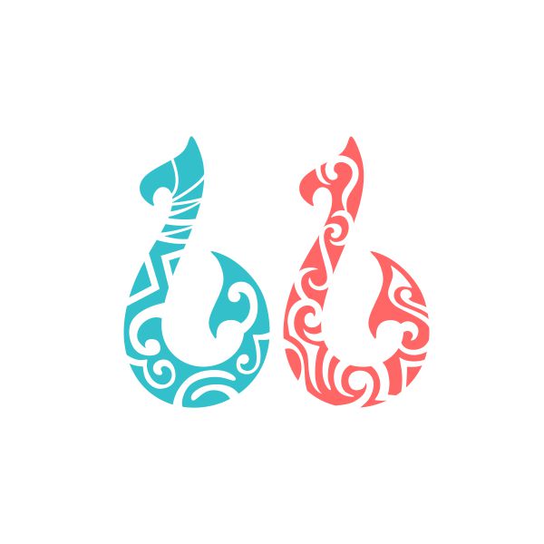 Maui Fishing Hook Cuttable Design