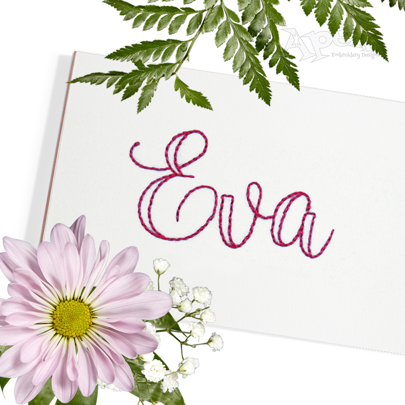 Lylah Sketch Embroidery Font