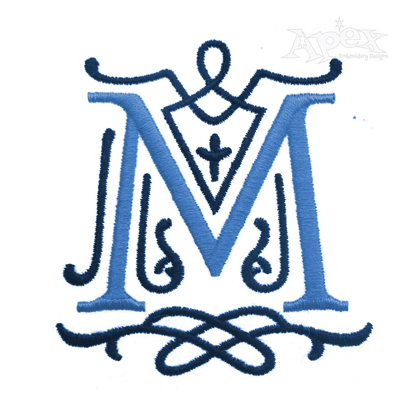 Ornamental Decor Embroidery Font